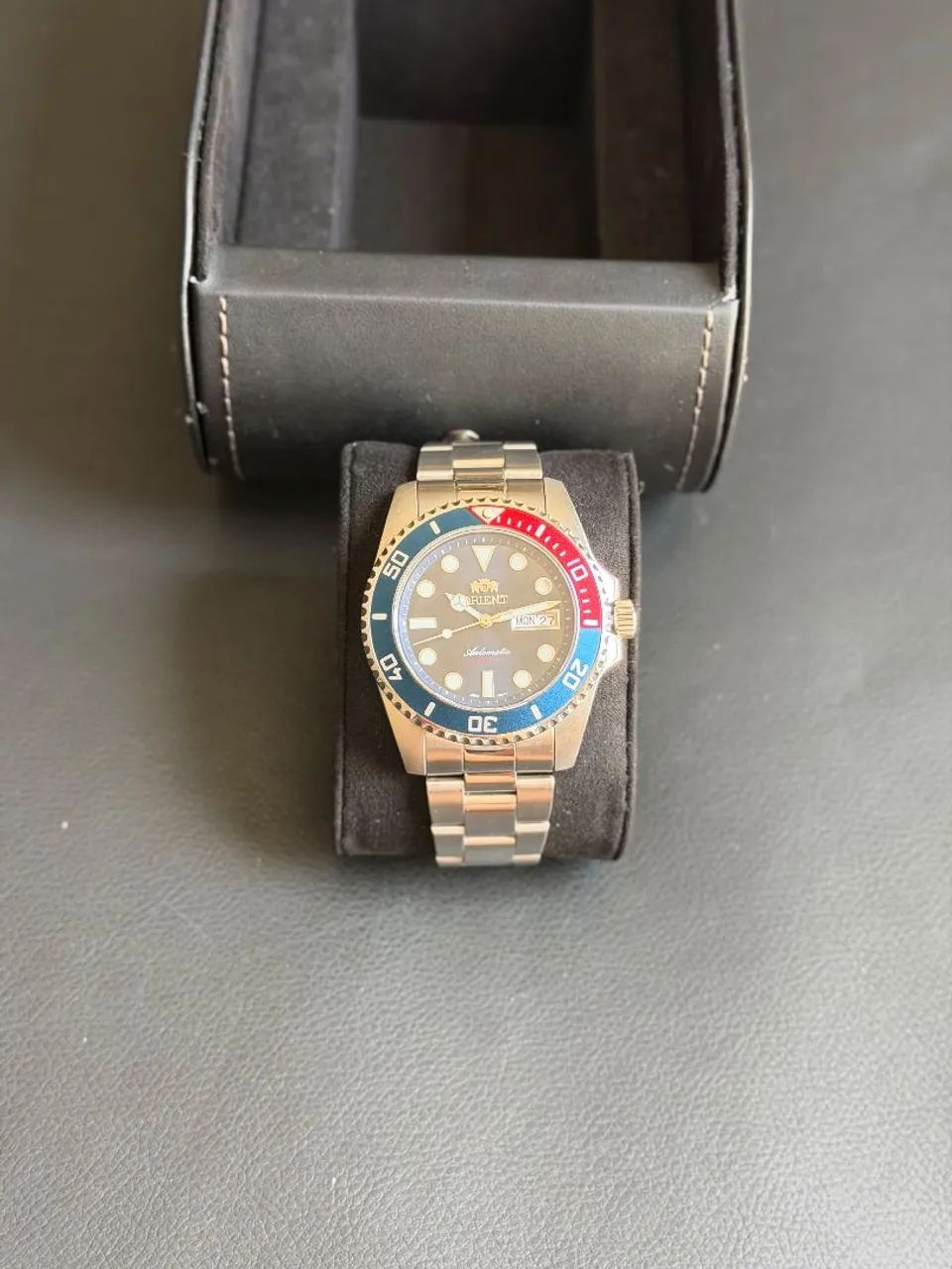 Relógio Orient Submariner Pepsi - Foto 3