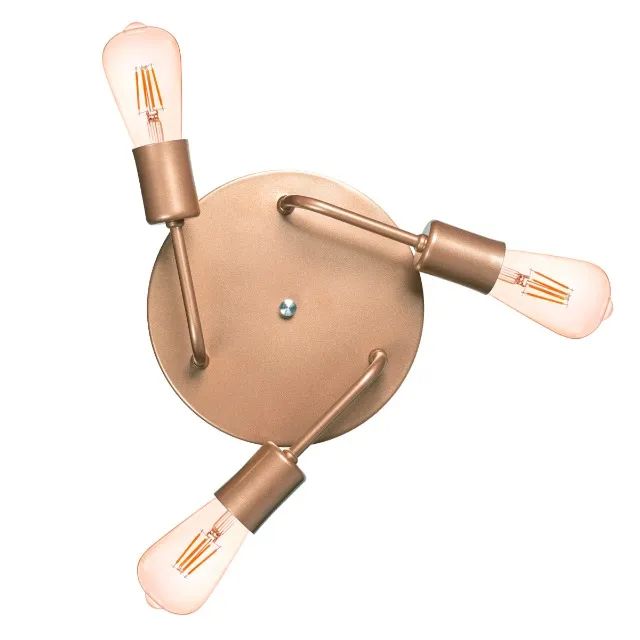 Plafon com 3 Luminarias