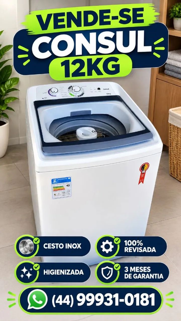 Máquina de Lavar Consul 12kg - Foto 4