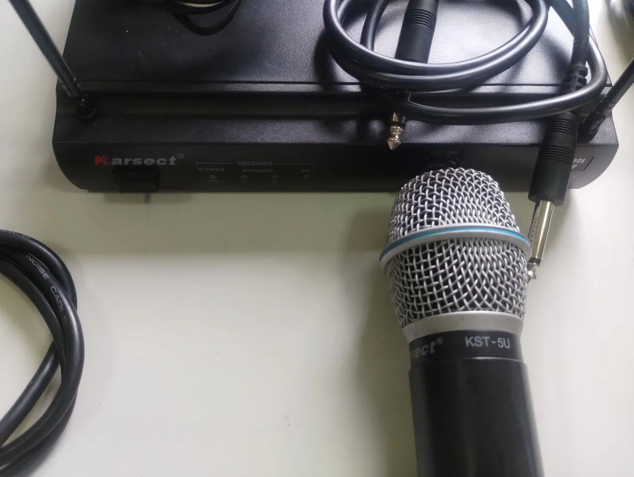 4 microfones sem fio da 3 Karsect 1Novik - Foto 5