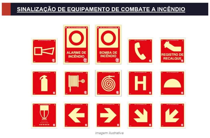 PLACA DE SINALIZAÇÃO DE INCENDIO FOTOLUMINESCENTE - Foto 5