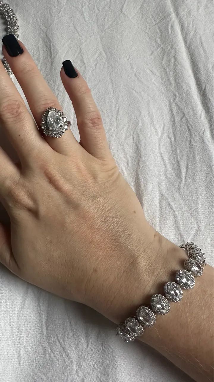 Conjunto de acessórios para noiva - Foto 3