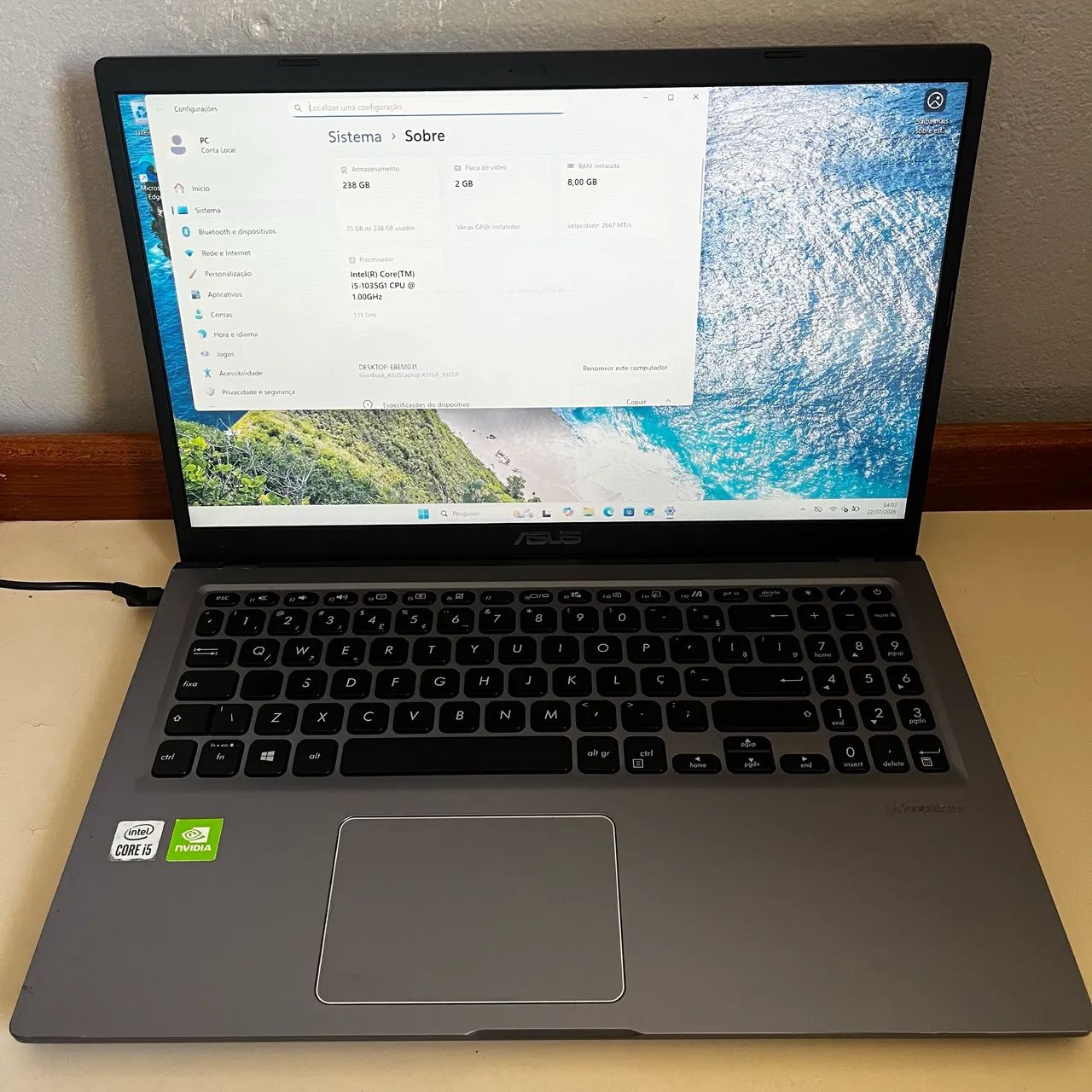 Notebook Asus X515J - Foto 5