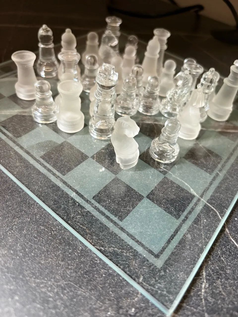 Jogo xadrez vidro - Foto 3