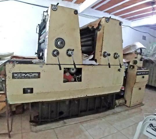 Offset Komori L-225b Bicolor 48x66 No Estado