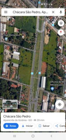 Terreno área industrial - Bairro Chácaras São Pedro em Aparecida de Goiânia
