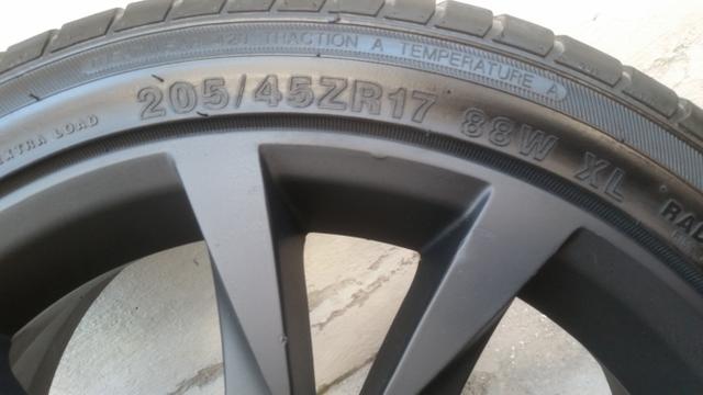 Rodas 17 com pneus novos furacao 4 furos novas !!! - Foto 3