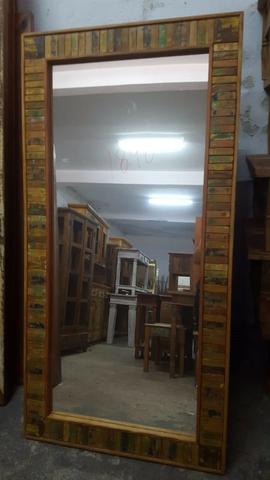 Moldura Ripada Com Espelho 1,80x0,90