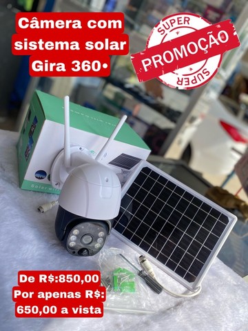Camera ip Wi-Fi (externa solar )