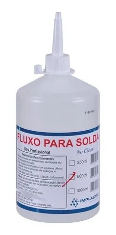 Fluxo Para Solda No Clean 500ml Garantia Eletronicos - Loja Natan Abreu - Foto 2