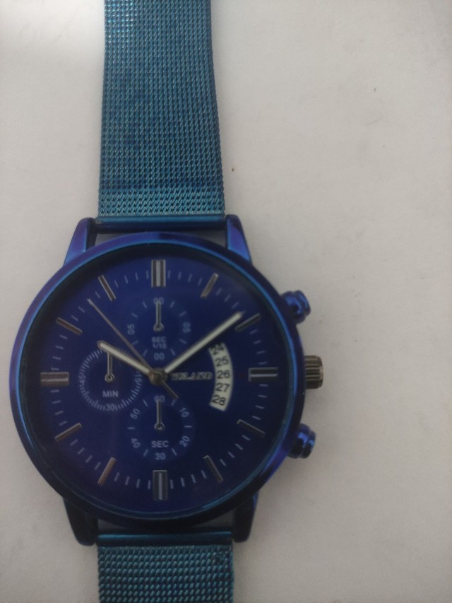 Relógio Azul inox  - Foto 2