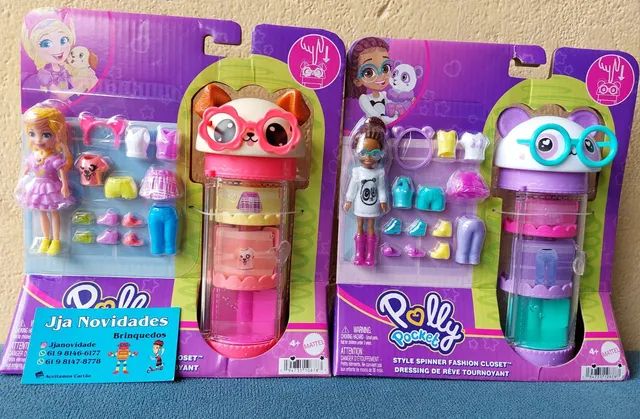 Casa para mini Polly e pet shop Polly Pocket - Artigos infantis