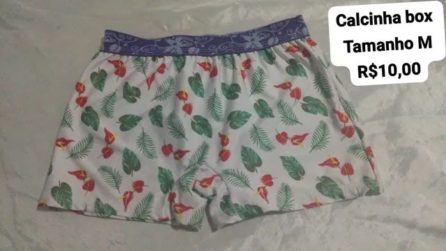 Calcinha box tamanho M 