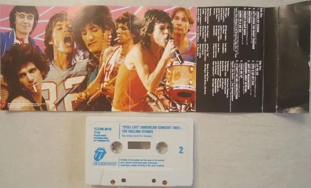 k7 The Rolling Stones 1981 Still Life, Fita Cassete Original importada - Foto 4