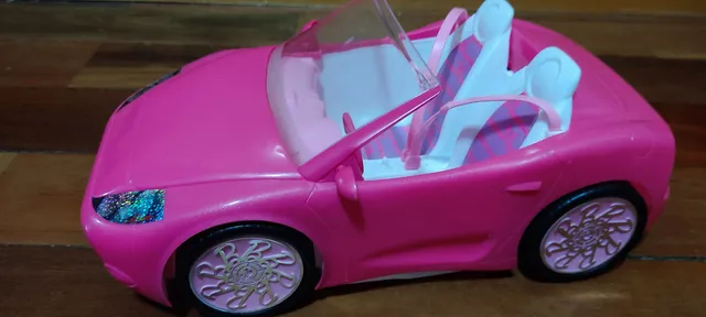 Carro conversível da Barbie controle remoto Mattel