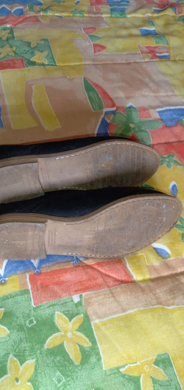 Bota  tam 33  preta em camurça  - Foto 3