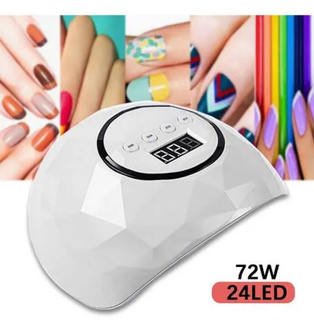 cabine de uv/led 72w ref ds9973 profissional - Foto 3
