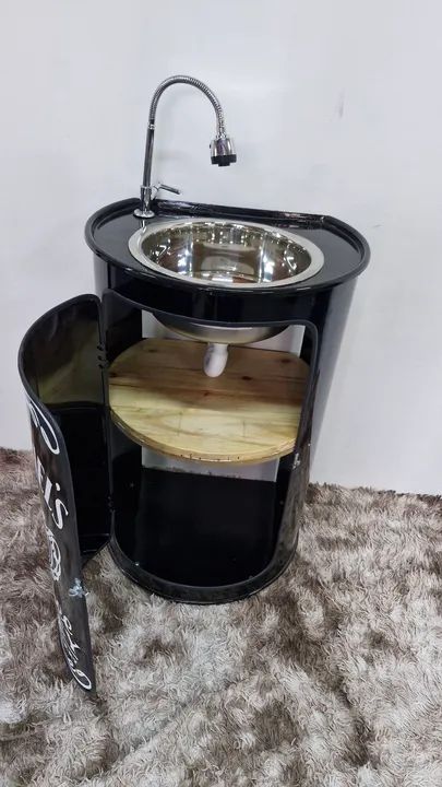 Pia / lavatório de tambor personalizado  - Foto 2