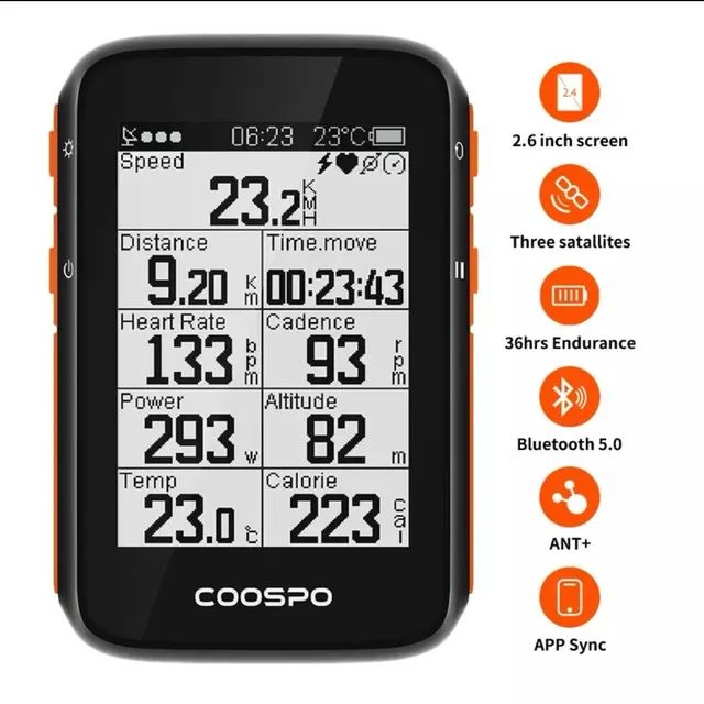 GPS ciclo computador Coospo BC200  + Brinde - Foto 5