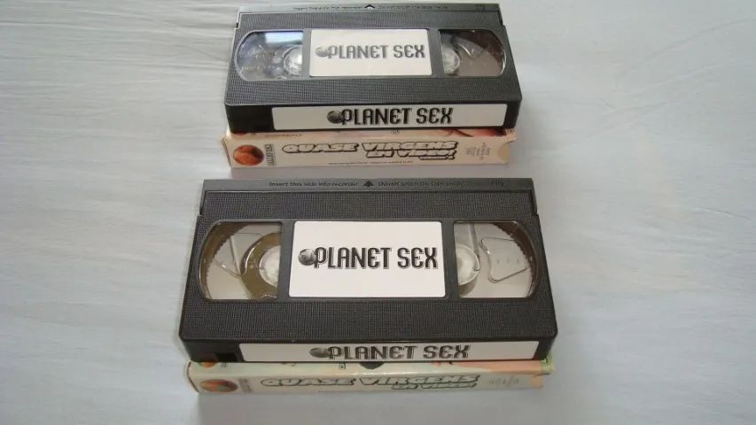 Fitas Usadas VHS Videocassete em número de 2 - BRASILEIRAS