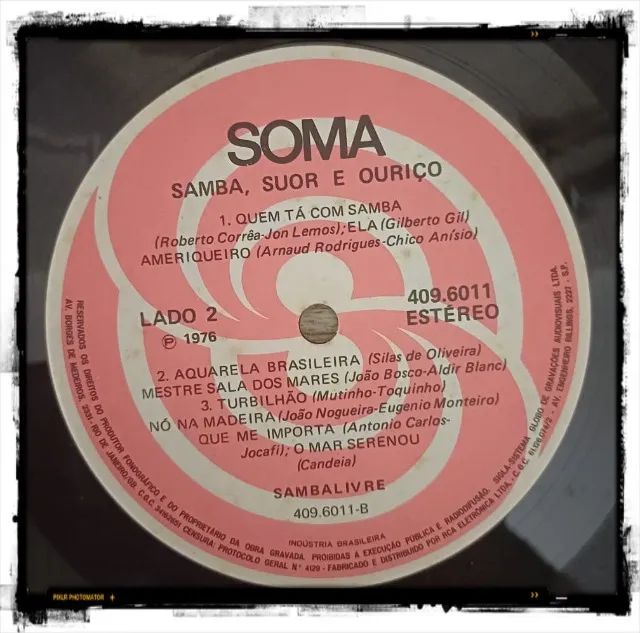  LP Vinil: Sambalivre - Samba, Suor E Ouriço - Foto 4