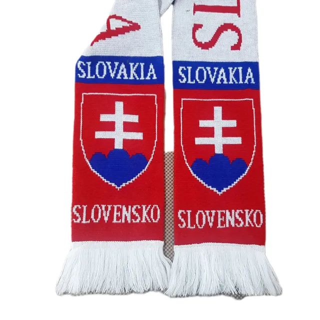 Cachecol Lá Eslovênia Slovensko Flamula País Colecionador Futebol  basquete  torcida  - Foto 6