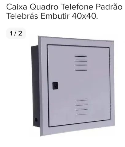 07 unid. Caixa de embutir 40x40cm