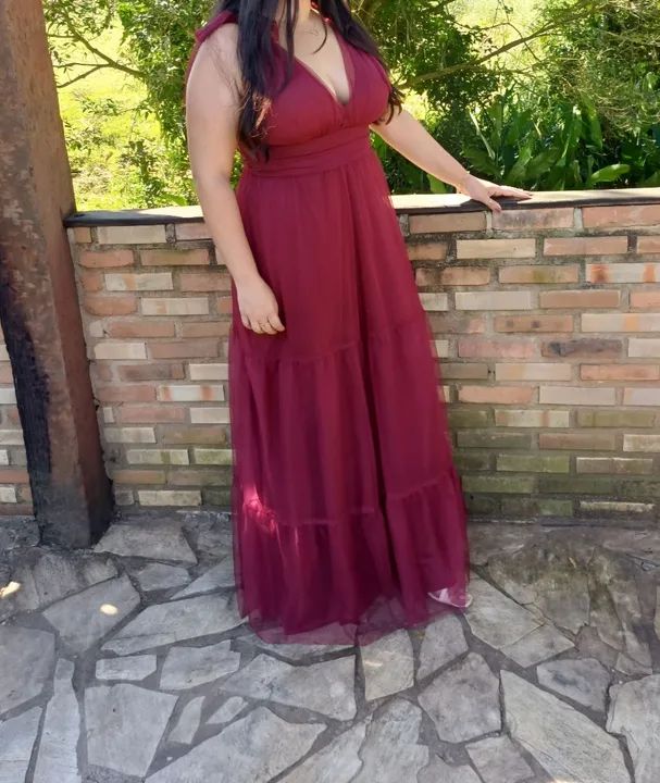 Vestido Marsala - Foto 2