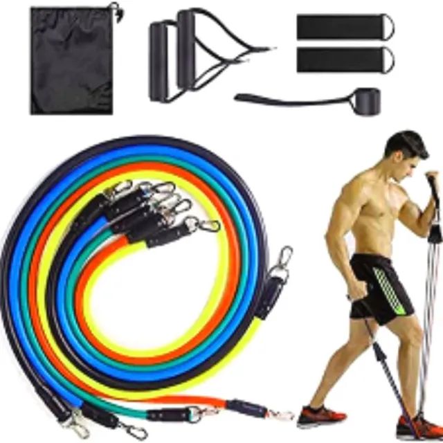 Kit com 05 elásticos para ginástica academia - Foto 2