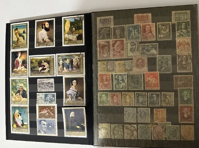 Coleção Filatelia Centenas de Selos brasileiros e europeus - Foto 2