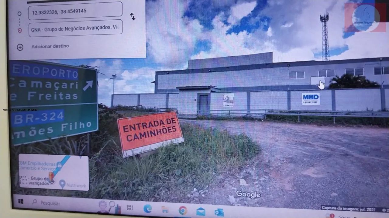 Galpão para Venda em Simões Filho, Cia Sul - Simões Filho - BA, 3 banheiros, 6 vagas - Foto 7