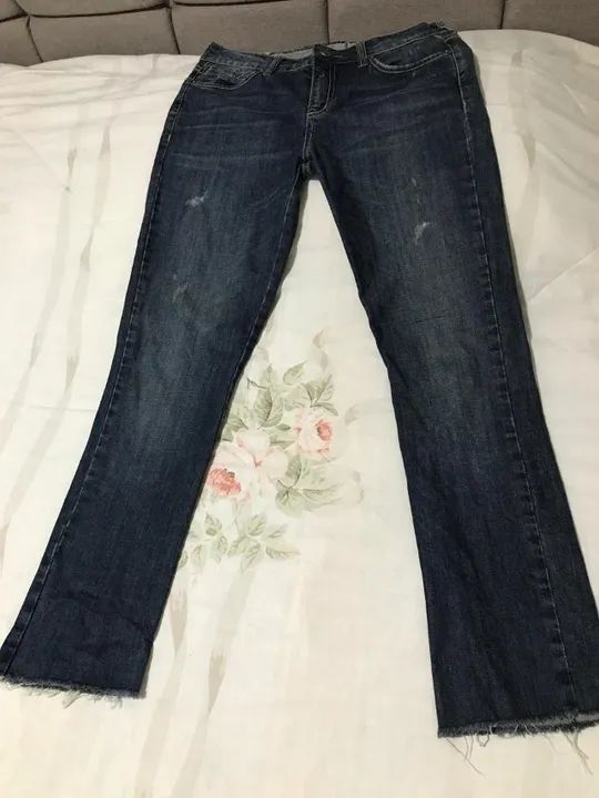 Calça jeans da marca Triton usada - Foto 2