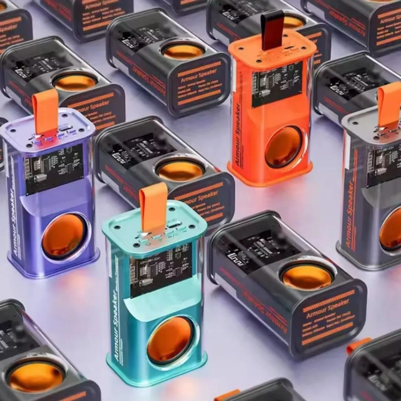 Caixa de Som Bluetooth H'MASTON AM24 - Sem Fio - 5W - Luz RGB - Foto 3