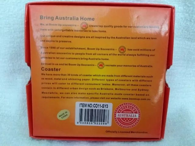 Kit de Porta Copos - Sydney Austrália - Foto 3