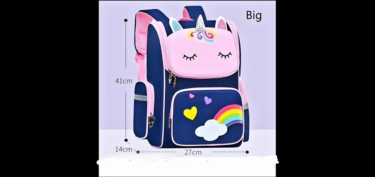 Mochila Infantil Unicórnio ( Nova )