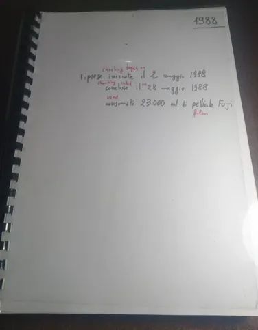 Roteiro Paganini horror autografado pelo diretor Luigi cozzi - Foto 3