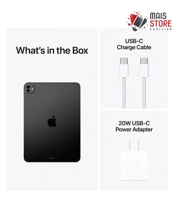 iPad Pro M4 2024 256GB 13' 5G Lacrado na caixa - Foto 3