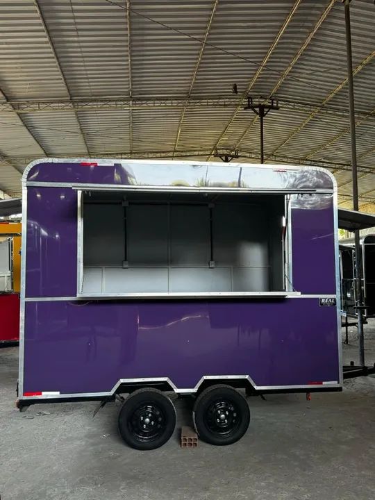 Trailer food truck loja móvel de fábrica a pronta a entrega - Foto 4