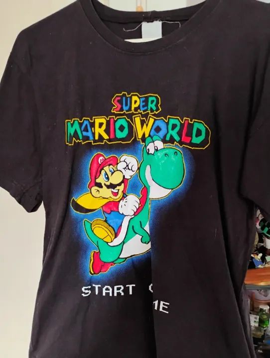Camiseta Super Mario World - M - Foto 3