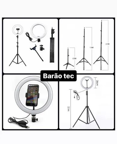 Ring Ligth Com Tripé - Novo