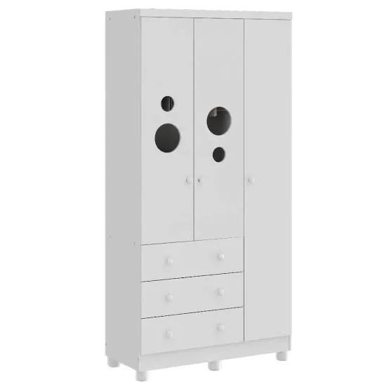 Guarda Roupa Infantil 3 Portas Solteiro Novo