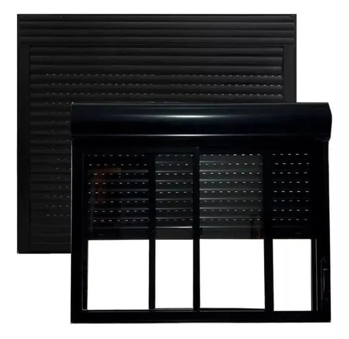 Janela preta de Alumínio com Persianas Integradas - Foto 3