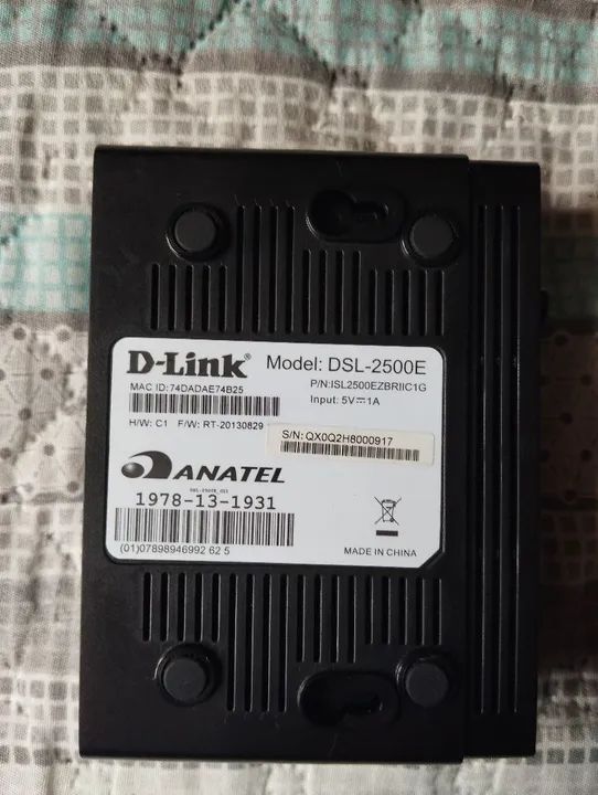 Roteador D-LINK Modelo DSL-2500E - Foto 2