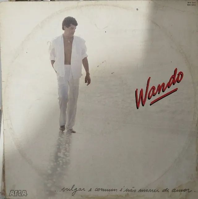 LP Disco Vinil Wando vulgar e comum é não morrer de amor