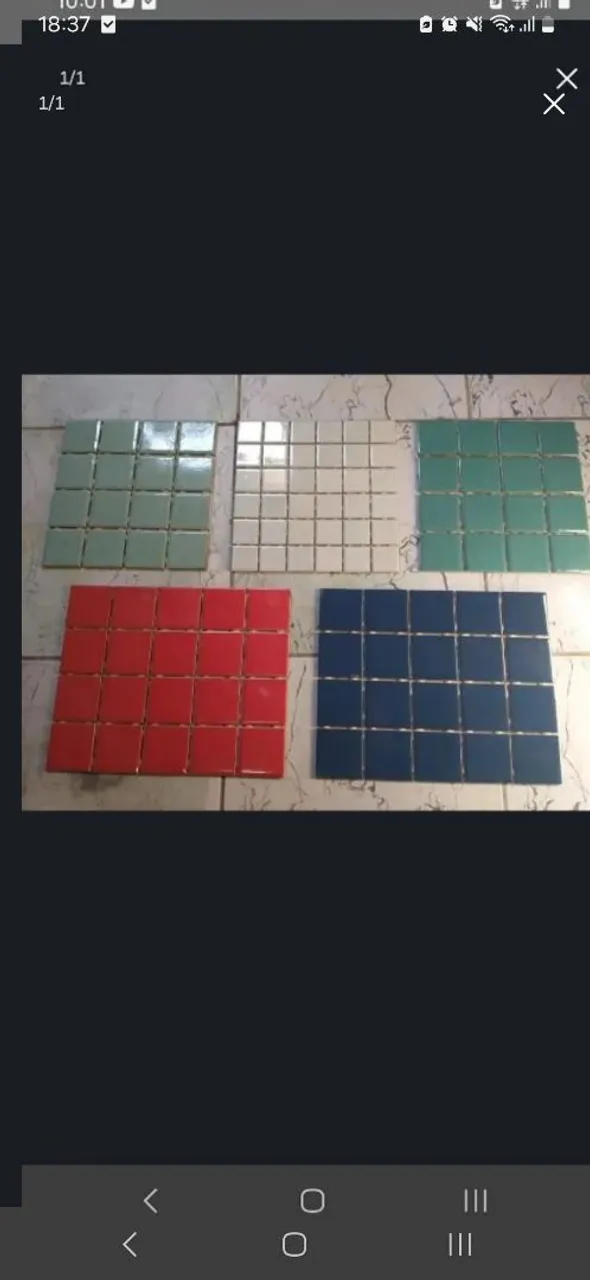 Pastilhas de Vidro para Revestimento - Cores Variadas