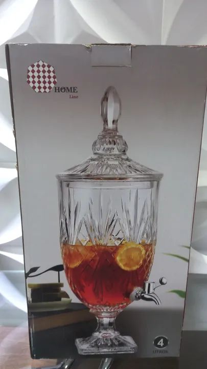 Jarro de Vidro para Bebidas com Torneira 4 Litros - Foto 3
