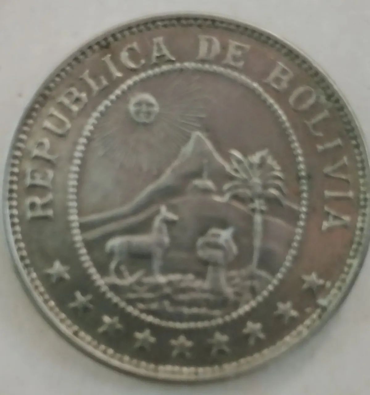 Moeda antiga da Bolívia 1939