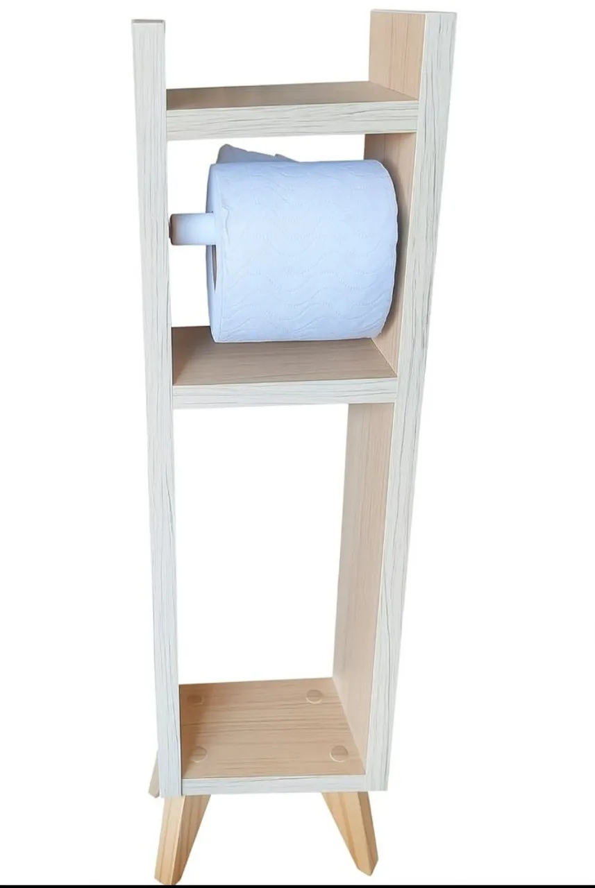 Suporte Porta Papel Higiênico de Chão