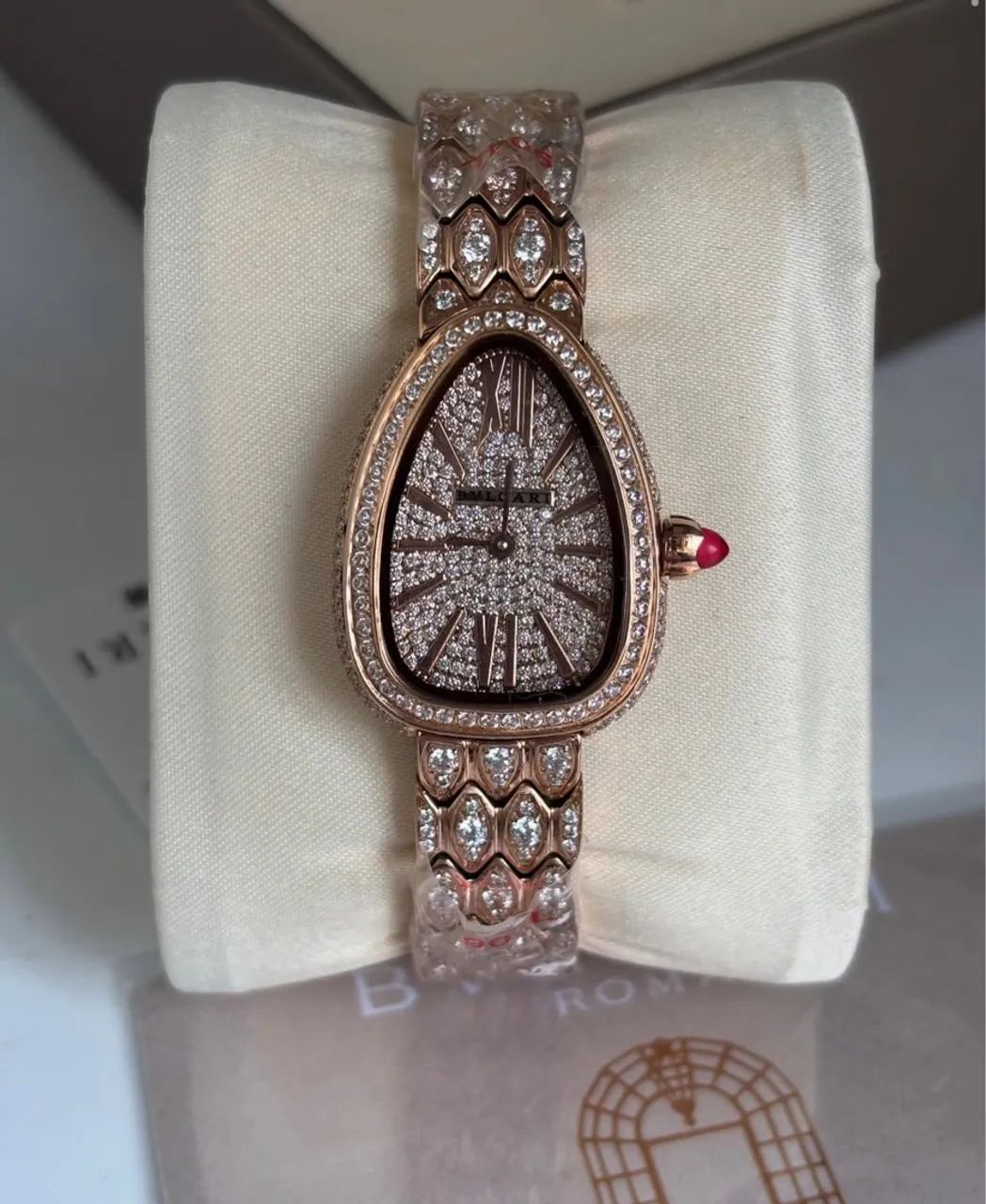 Relógio Bvlgari Serpenti Cravejado 