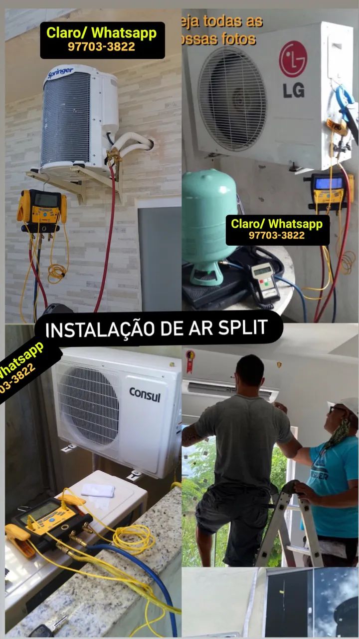 Instalação de Ar Condicionado Split -Bonsucesso  - Foto 3